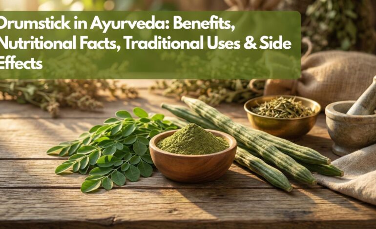 Drumstick in Ayurveda: Benefits, Nutritional Facts, Traditional Uses & Side Effects