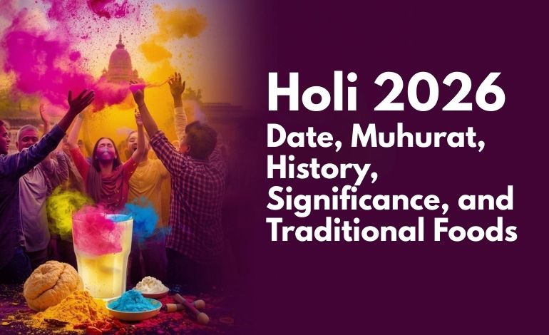 Holi 2026: Date, Muhurat, History, Significance, and Traditional Foods